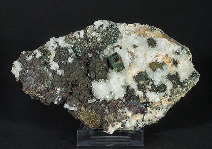 Pyrite, Chalcopyrite, Quartz.