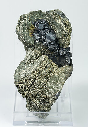 Pyrite after Pyrrhotite, Sphalerite.