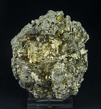 Pyrite, Calcite. 