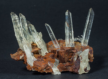 Quartz, Siderite.