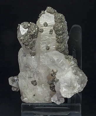 Quartz, Pyrite. 