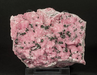 Rhodochrosite, Sphalerite. Front