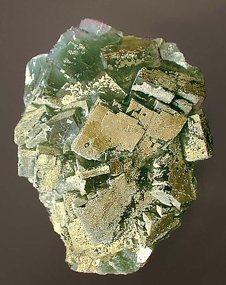 Fluorite with Pyrite.