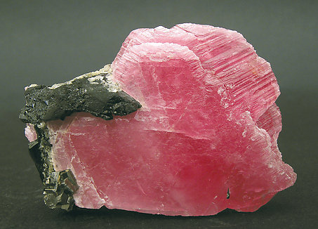 Rhodochrosite with Ferberite.