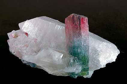 Elbaite with Quartz.