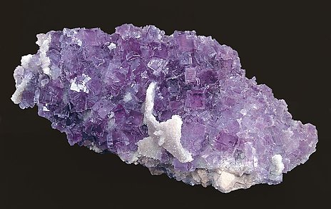 Fluorite with Quartz.