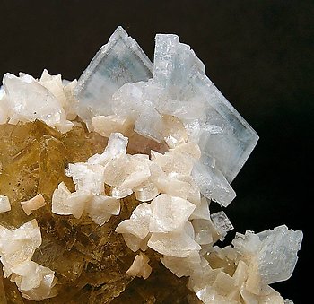 Fluorite with Baryte. 