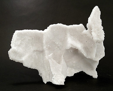 Quartz after Calcite. Rear