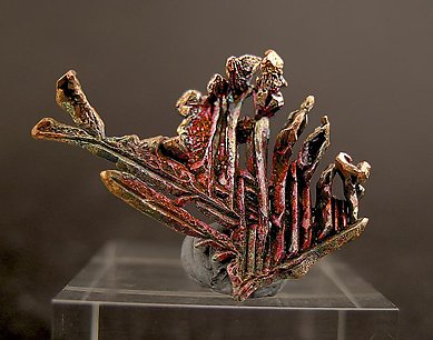 Copper with Cuprite.