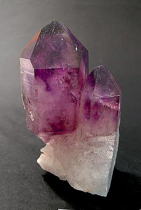 Quartz (variety amethyst) scepter.