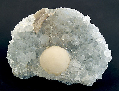 Fluorite on Quartz. 