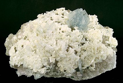 Baryte with Dolomite and Fluorite.