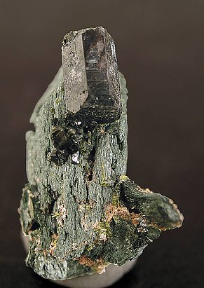 Allanite-(La) zoned with Epidote and with Hedenbergite.