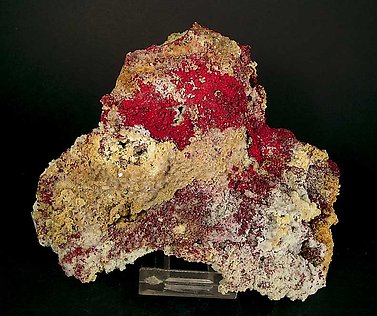 Cinnabar with Baryte.