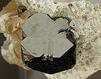 Bixbyite with Topaz. Top