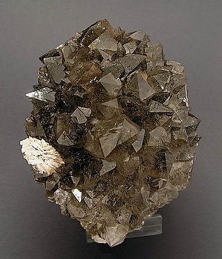 Quartz with Goethite inclusions. 