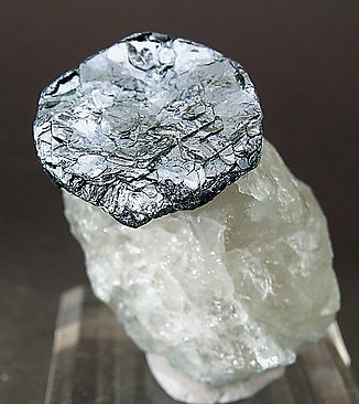 Molybdenite on Quartz. 