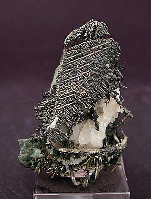 Silver with Calcite.