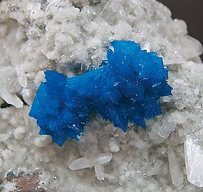 Cavansite with Stilbite. 