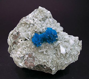 Cavansite with Stilbite.