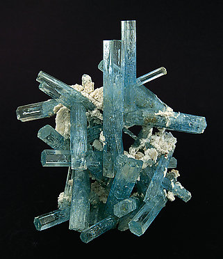 Beryl (variety aquamarine). 