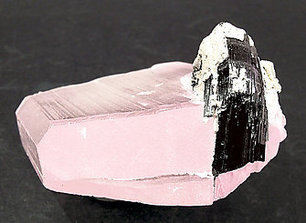 Spodumene (Kunzite) doubly terminated. Bottom