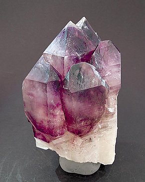 Quartz (variety amethyst) scepter.