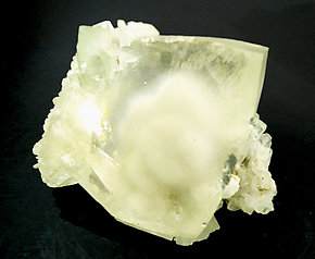 Calcite with Okenite inclusions. 