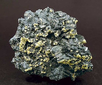 Semseyite with Siderite. 
