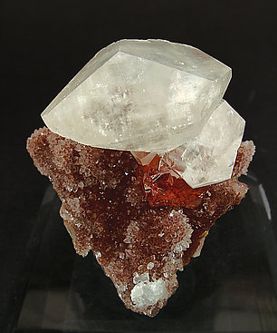 Calcite with Sphalerite and Quartz.