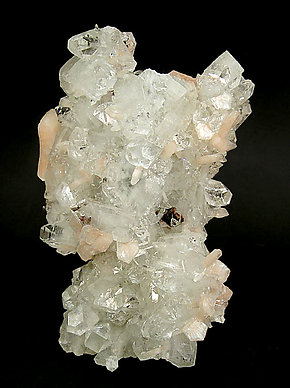 Fluorapophyllite-(K) with Stilbite and Heulandite. Front