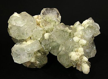 Fluorapophyllite-(K) with Heulandite-Ca. 