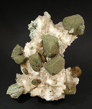 Fluorapophyllite-(K) with Stilbite and inclusions.