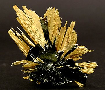 Rutile and Hematite. Rear