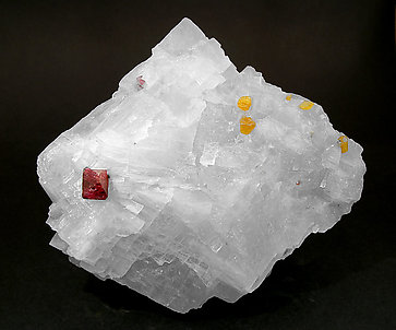 Norbergite and Spinel on Calcite. 