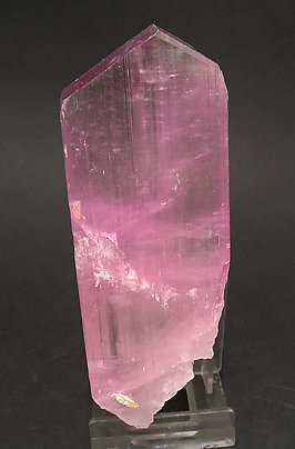 Spodumene (variety kunzite). Front