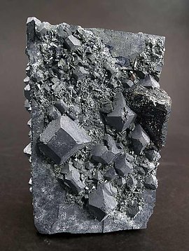 Galena with Pyrite. Side