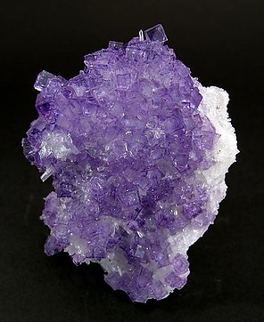 Fluorite with Quartz.