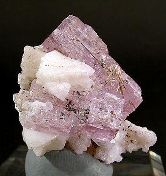 Anhydrite with Rutile on Dolomite. Rear