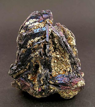 Covellite with Pyrite. 