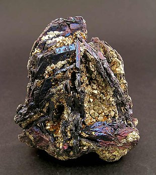 Covellite with Pyrite.