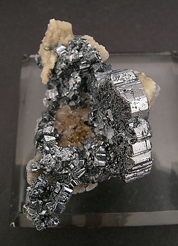 Twinned Bournonite with Quartz. Top
