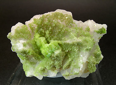 Pyromorphite on Quartz. 