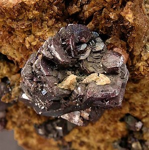 Pyrargyrite with Siderite. 