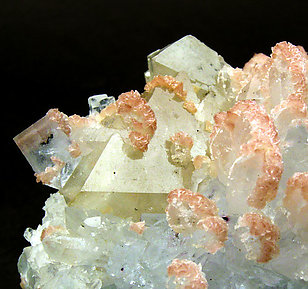 Scheelite with Fluorite and Dolomite. 