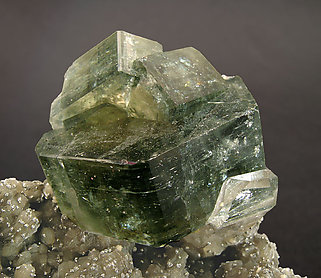 Fluorapatite with Muscovite and Quartz. 