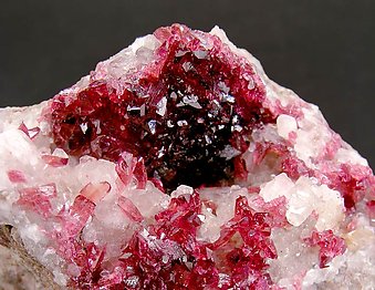 Roselite with Calcite. 