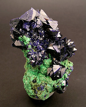 Azurite with Malachite.