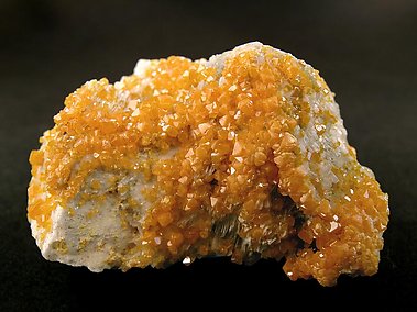 Wulfenite with Baryte. 