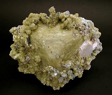 Siderite with Fluorapatite and Quartz. 